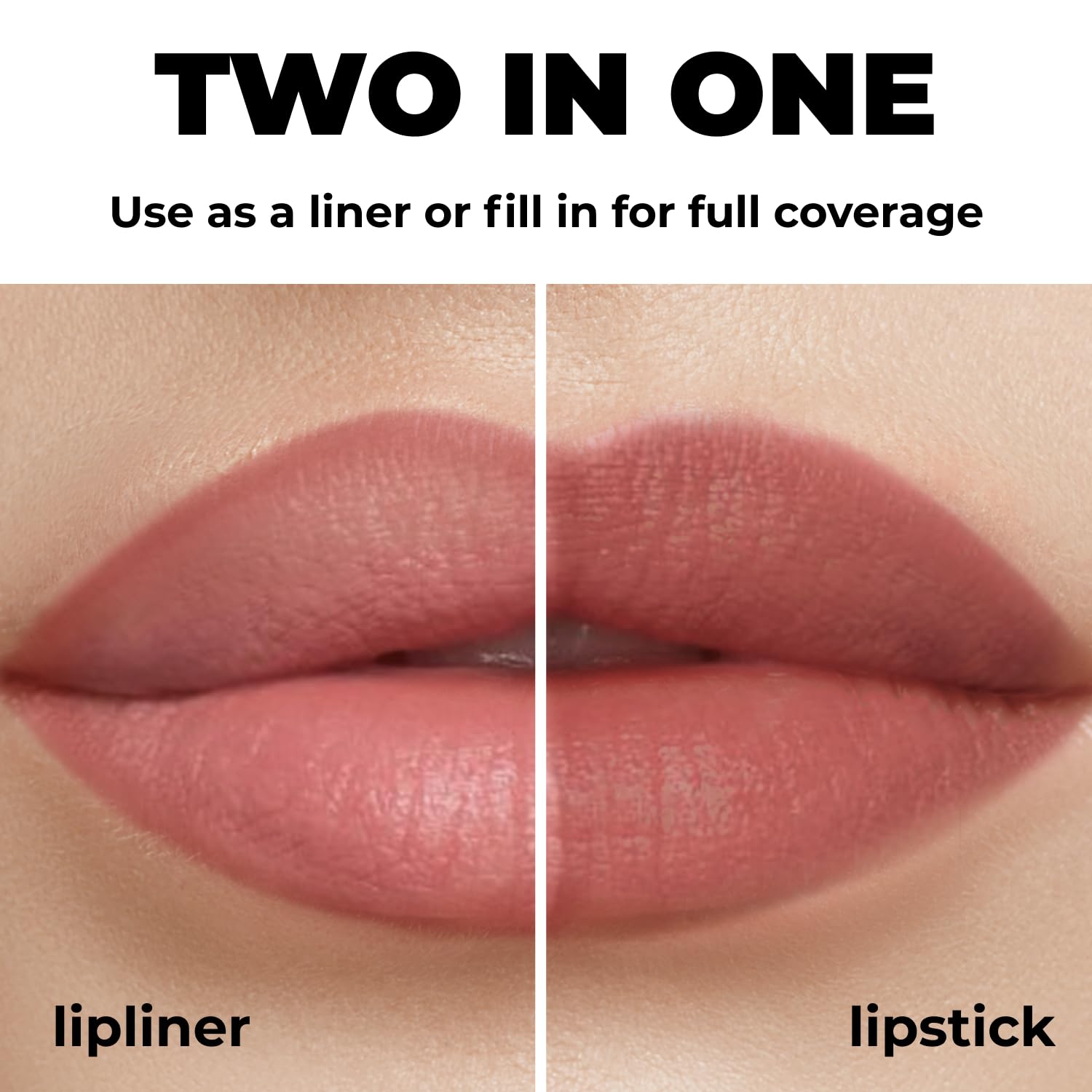 Lamel Lip Liner Pencil pink plum espresso swatches show color range