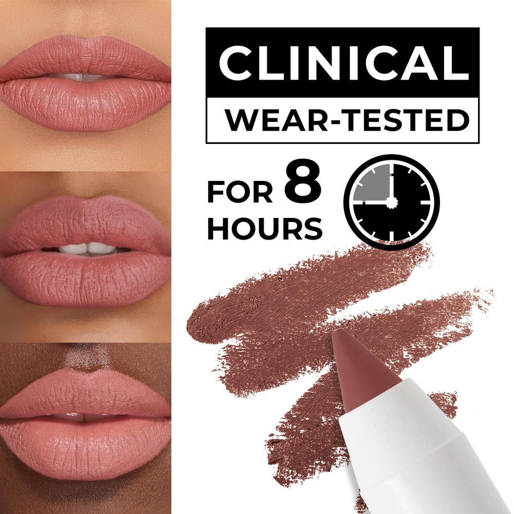 Lamel Matte Gel Lip Liner Pencil sharpenable tip enables precise edge control
