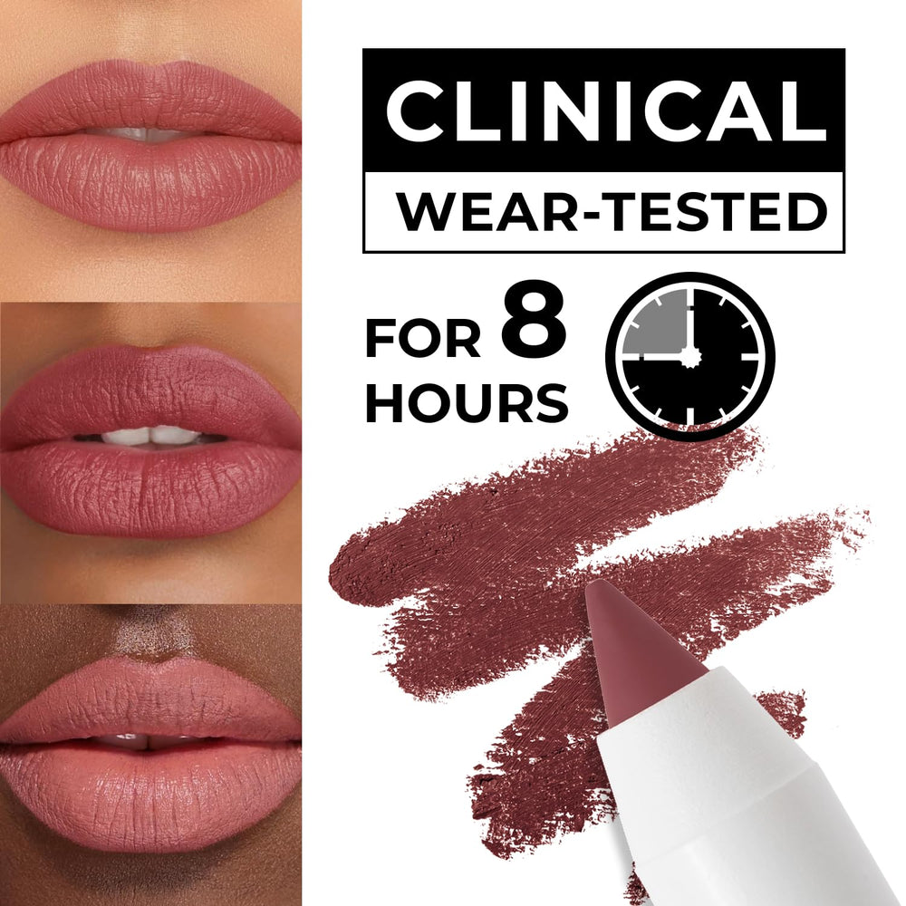 Lamel Lip Liner sharpenable edge creates clean contour every time.