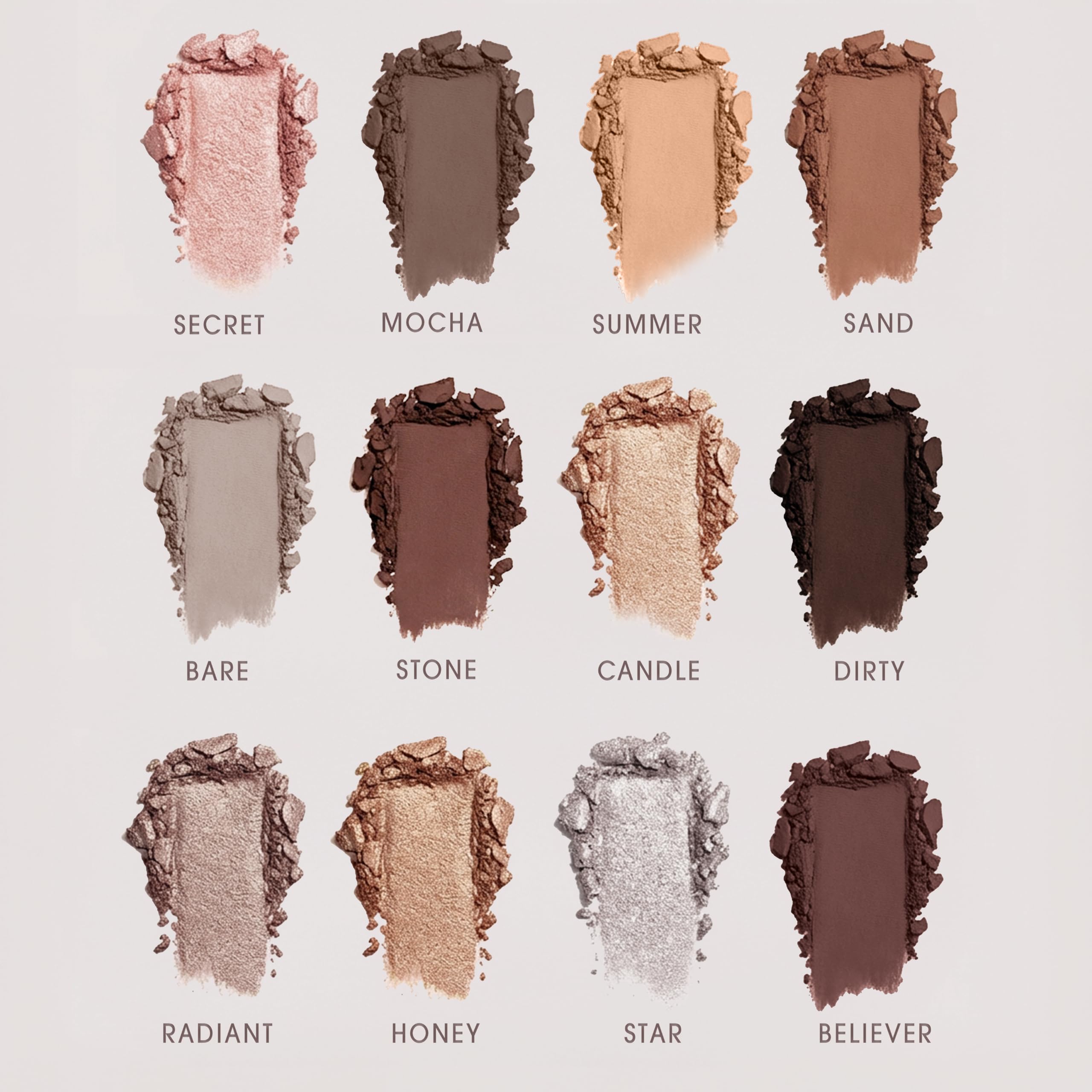 Lamora Attraction Eyeshadow Palette on skin tones for universal flattering results