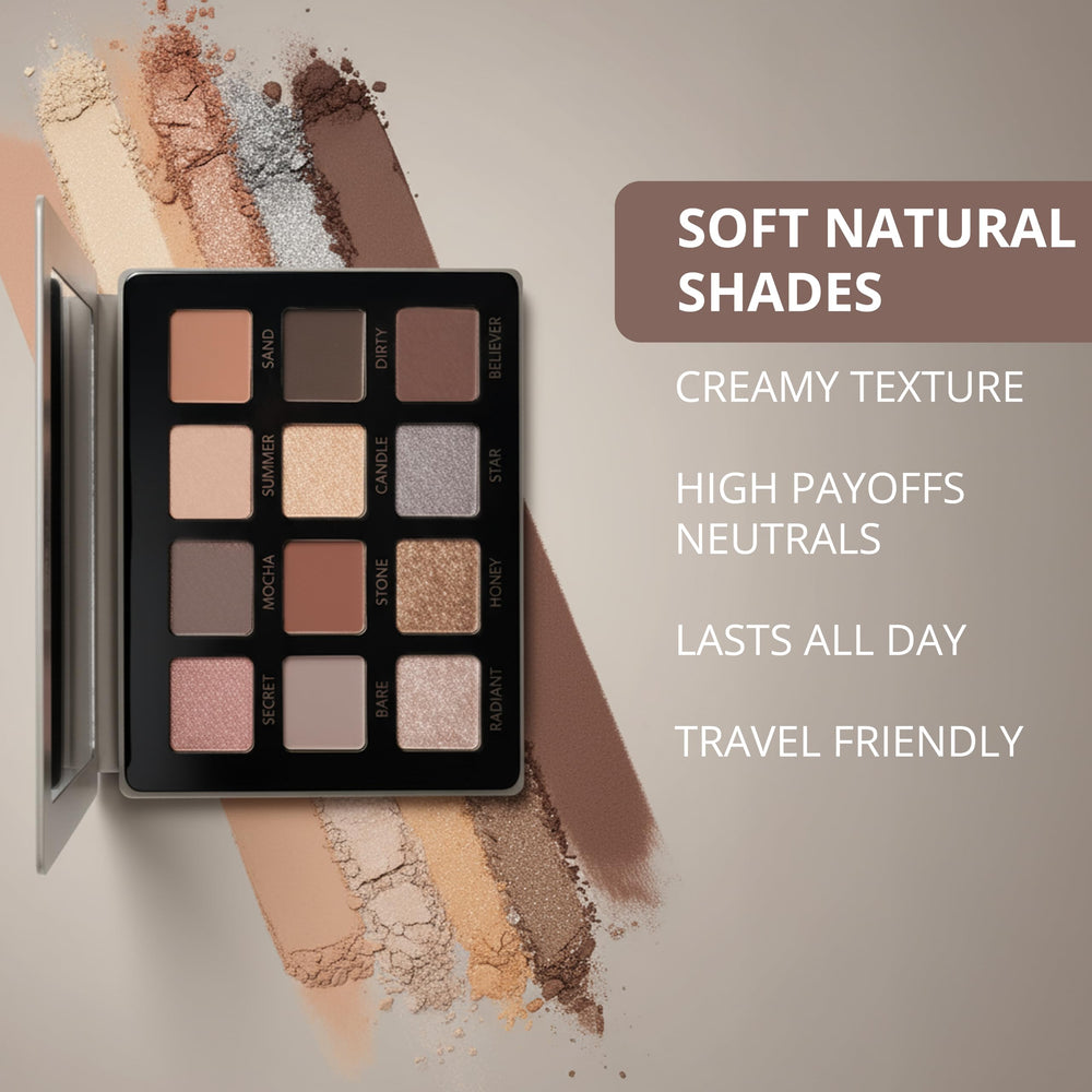 Lamora Attraction Eyeshadow Palette smokey eye looks from soft to dramatic
