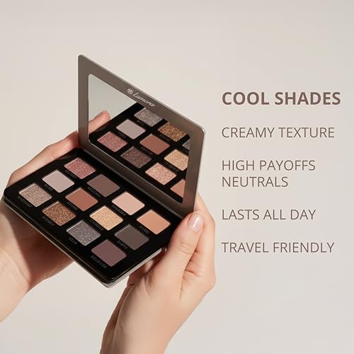 Lamora Attraction Eyeshadow Palette travel case design fits in purse