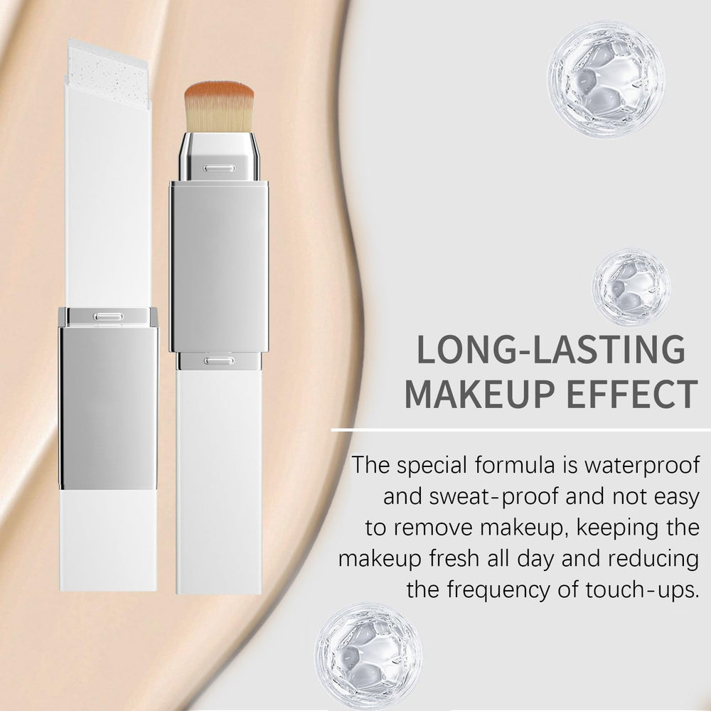 Close-up of Lampolar Blanc Cover Cream Stick creamy texture showing hydration.