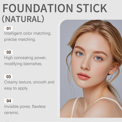 Detachable brush end on Lampolar Blanc Cover Cream Stick enables effortless blending.