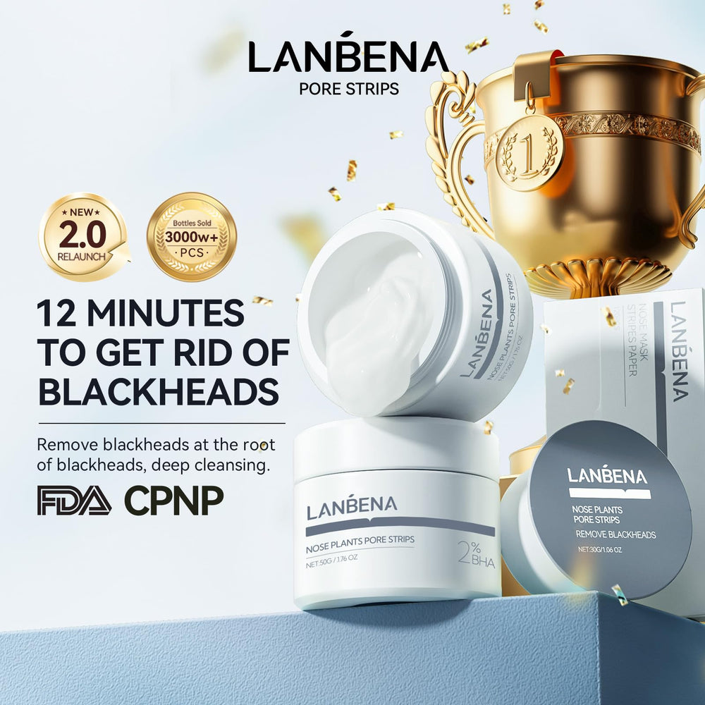 LANBENA easy-to-clean brush and reusable applicator for hassle-free use.