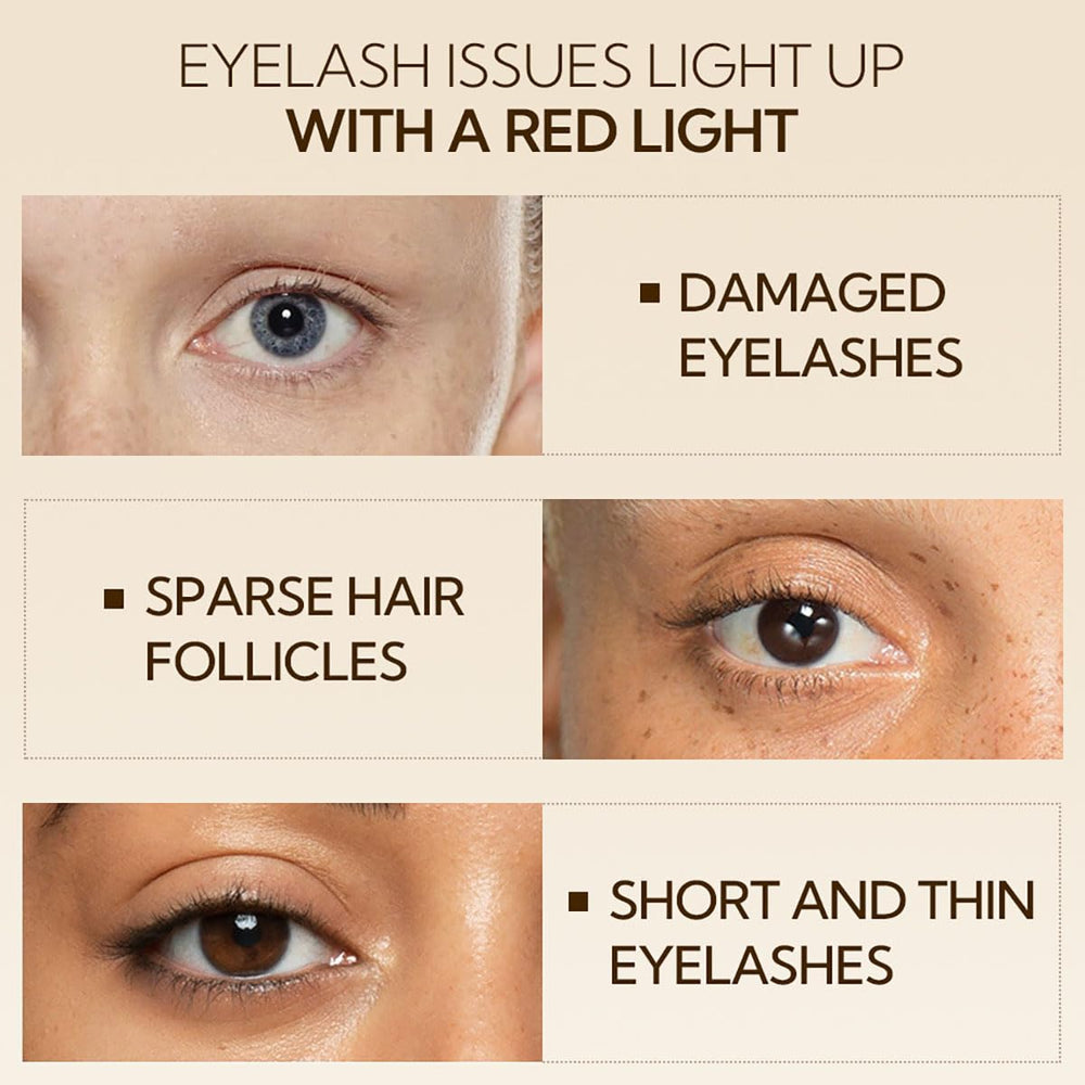 LANBENA eyelash serum brush closeup for precise, gentle lash line application