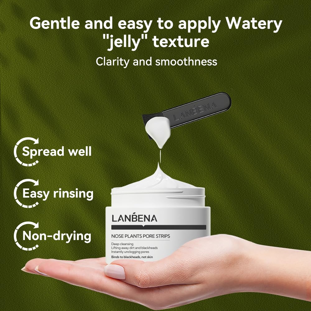 LANBENA facial mask leaves skin silky and radiant after treatment.