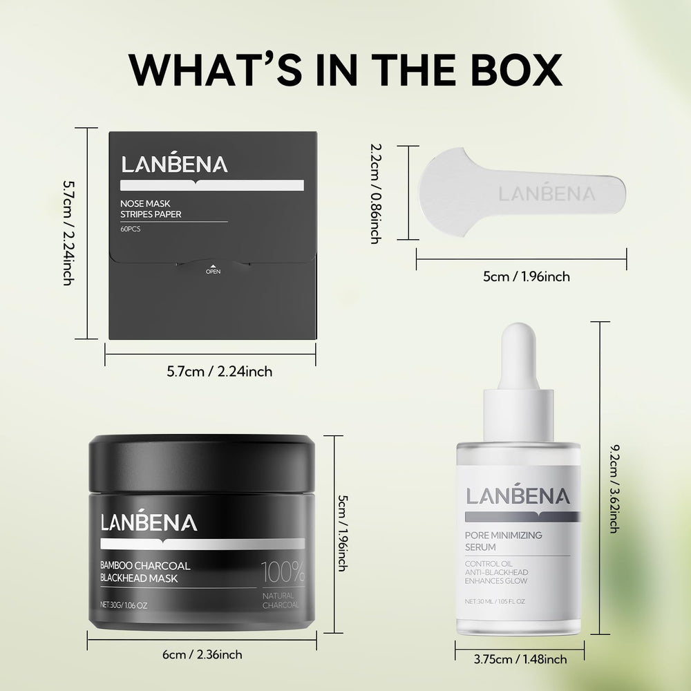 LANBENA fresh, clean skin after completing the routine.