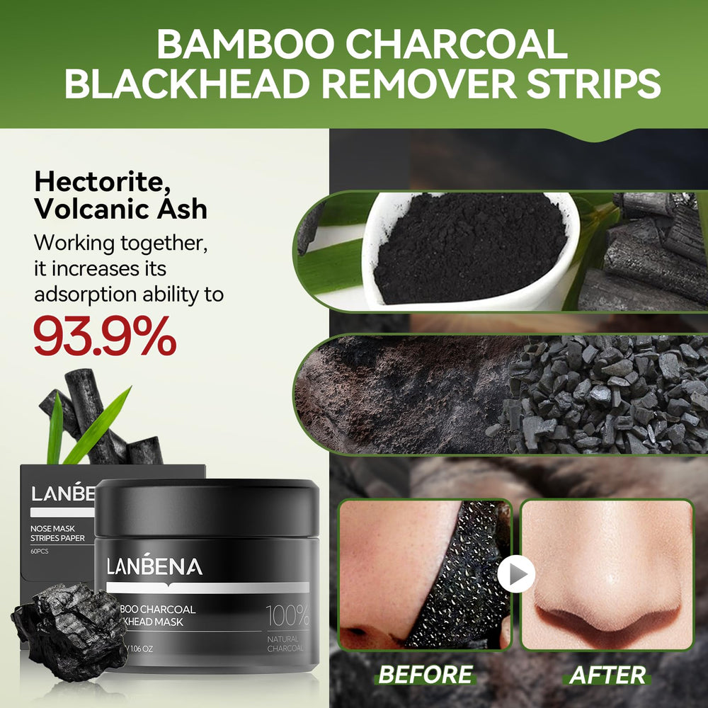 LANBENA natural botanicals with witch hazel for soothing care.