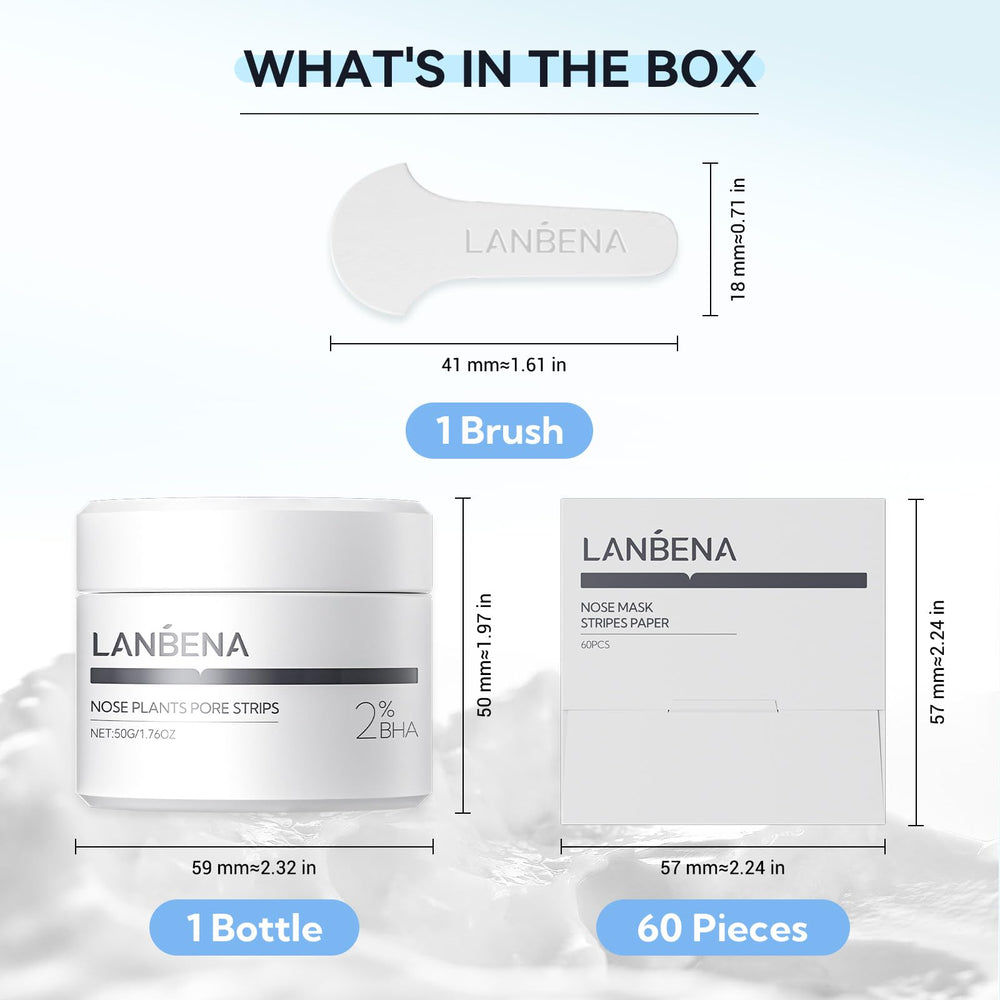 LANBENA soft rubber nose brush helps precise cleaning around the nose area.