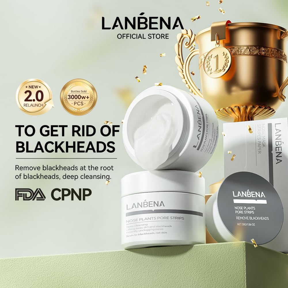 LANBENA packaging front shows product details and a confidence-boosting guarantee.