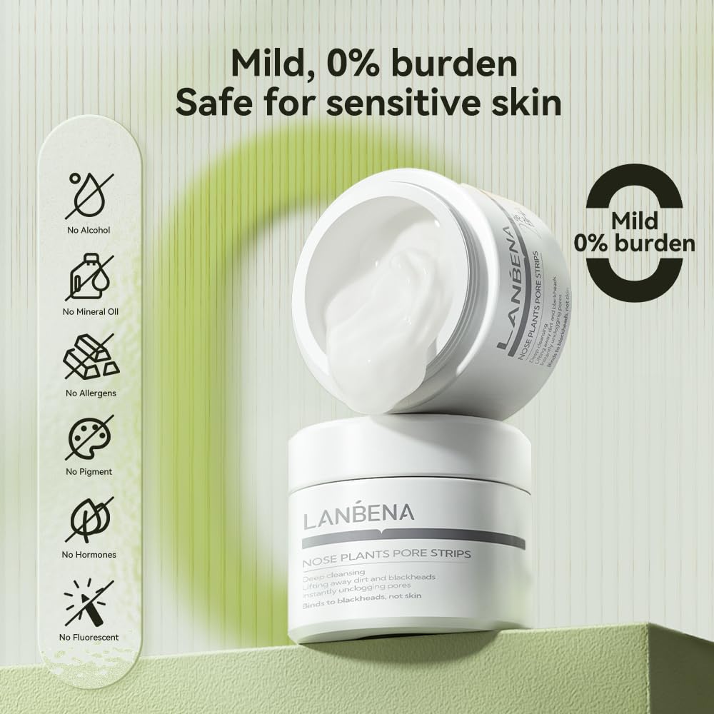 LANBENA pore care helps refined skin texture and a fresher appearance.
