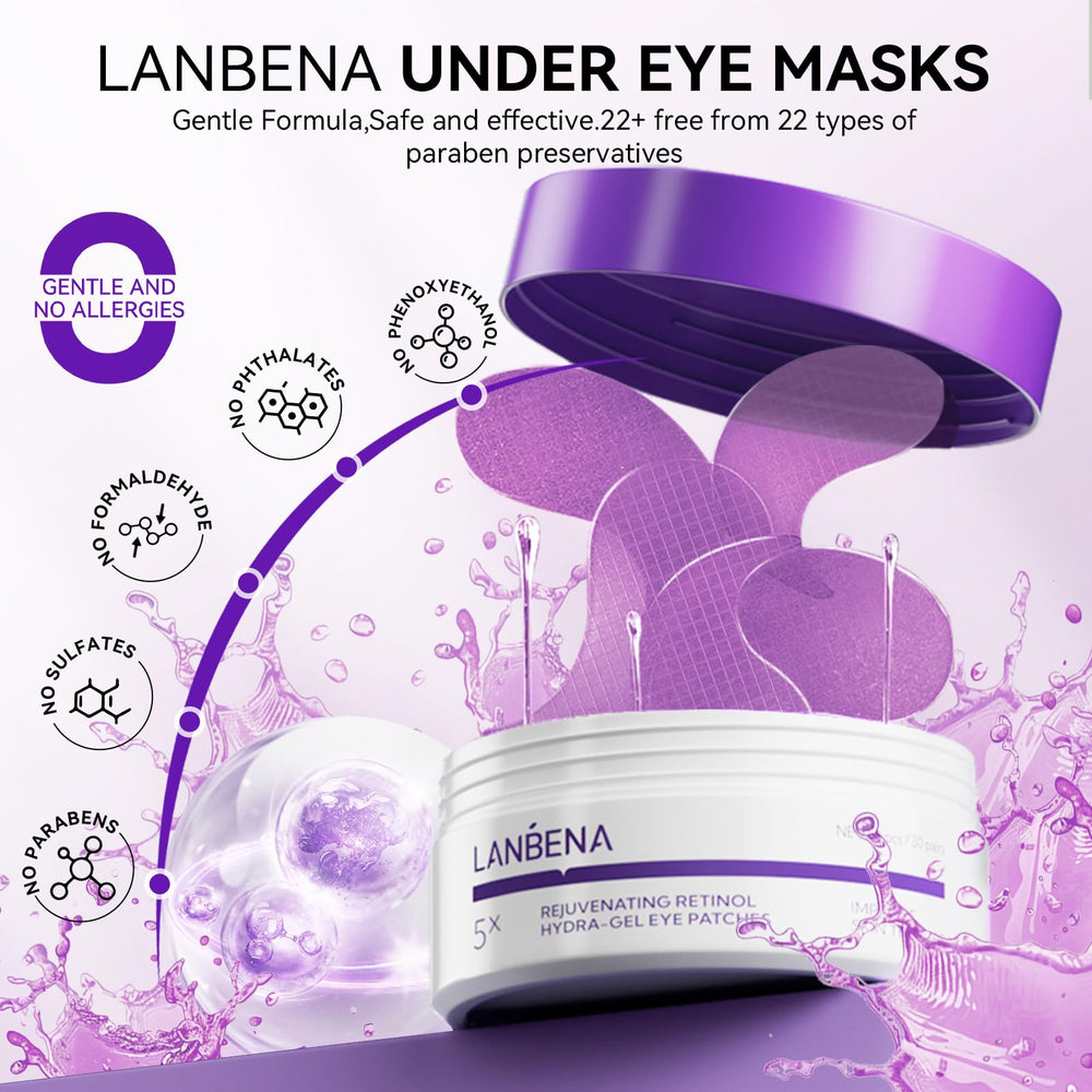 LANBENA patches can be used on other areas for hydration.