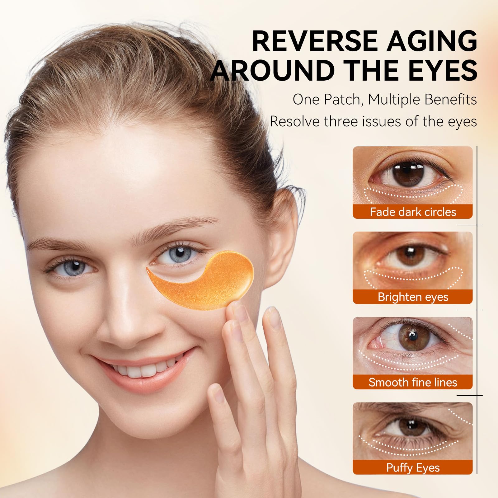 Gel patches used on other areas to address fine lines and hydration