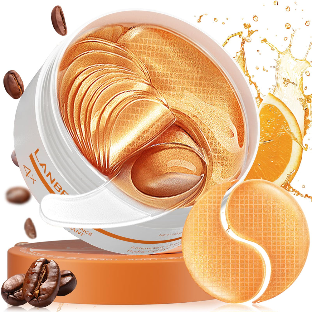 LANBENA Vitamin C eye patches in packaging for brightening under-eye area