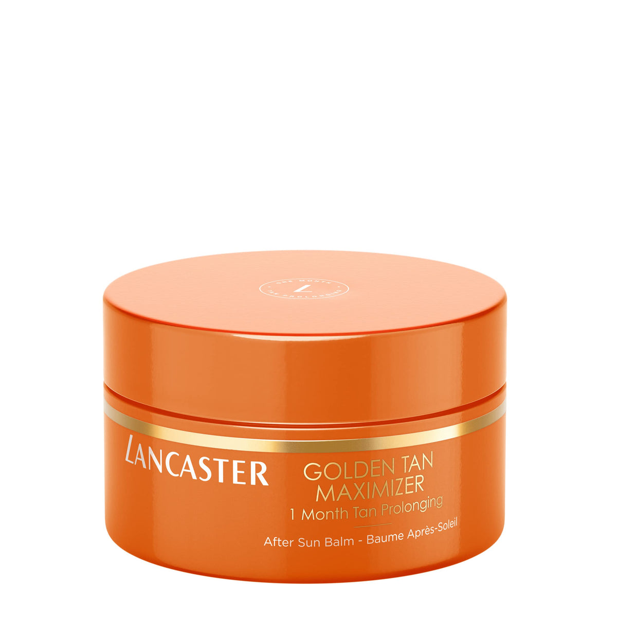Lancaster Golden Tan Maximizer 200ml front label highlighting premium after-sun care.