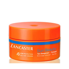 Lancaster Sun Beauty Tan Deepener SPF 6 bottle with pump delivers instant glow and hydration.