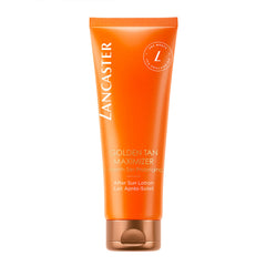 Lancaster Tan Maximizer After Sun bottle front view for post-sun hydration
