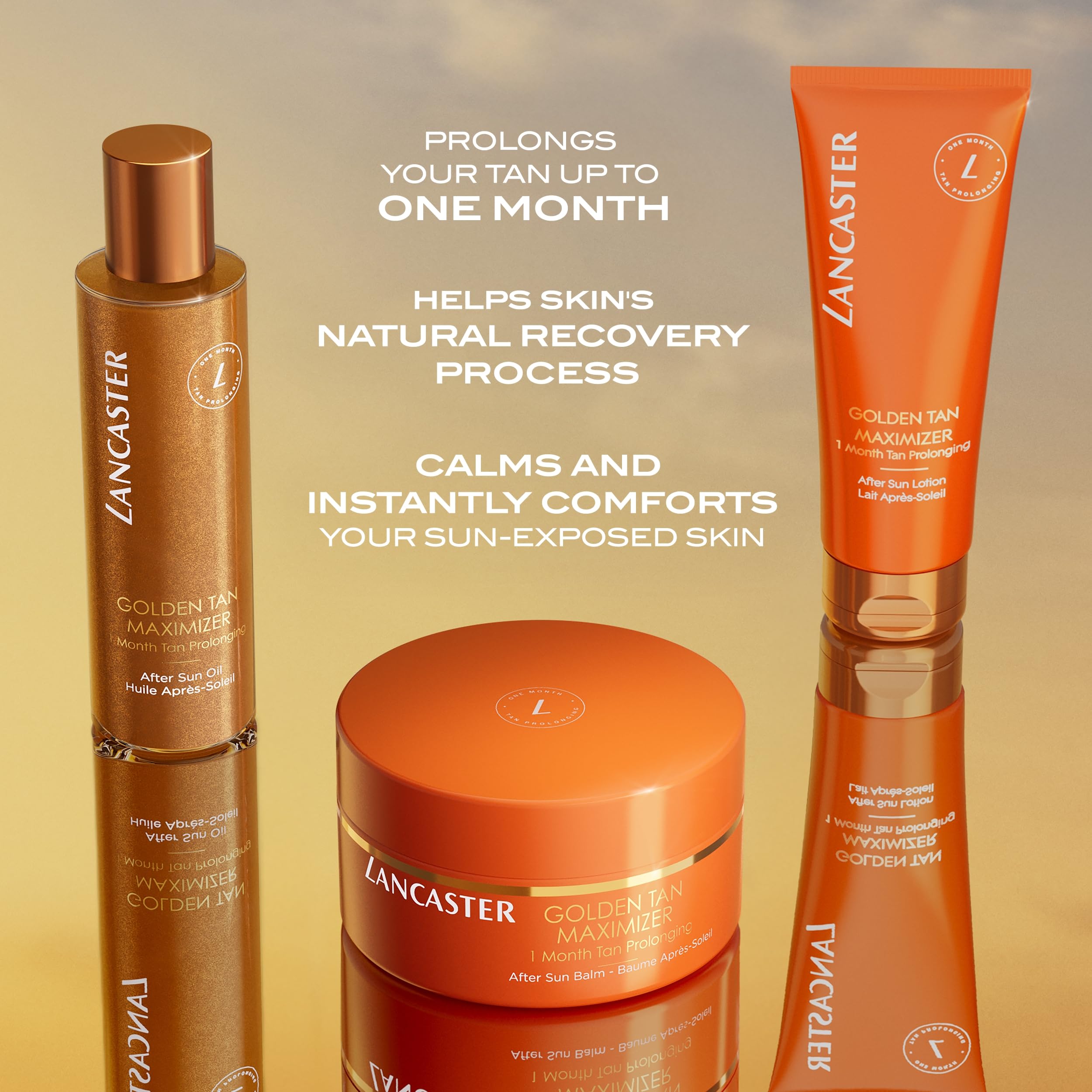 Lancaster Tan Maximizer After Sun texture on skin for soothing feel