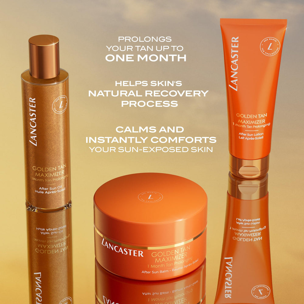 Lancaster Tan Maximizer After Sun texture on skin for soothing feel