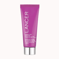 Lancer Caviar Lime Acid Peel on-the-go bottle for travel-friendly brightening.