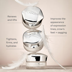 Packaging box of Lancer Gravity Defying Eye Cream on display