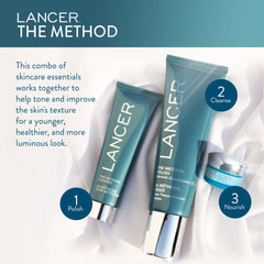 Cream texture swatch from Lancer Nourish ready for daily application.