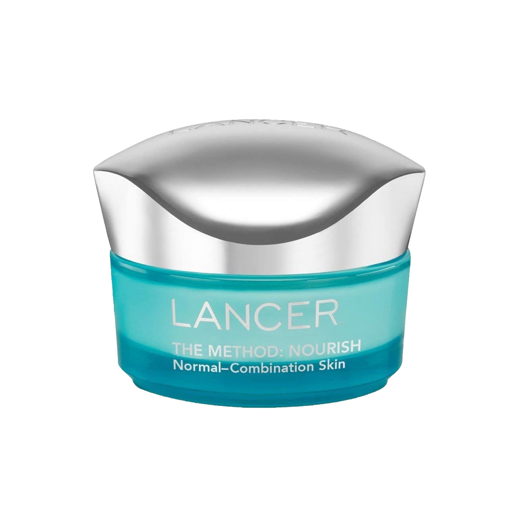 Lancer The Method Nourish jar close-up shows creamy, hydrating texture.
