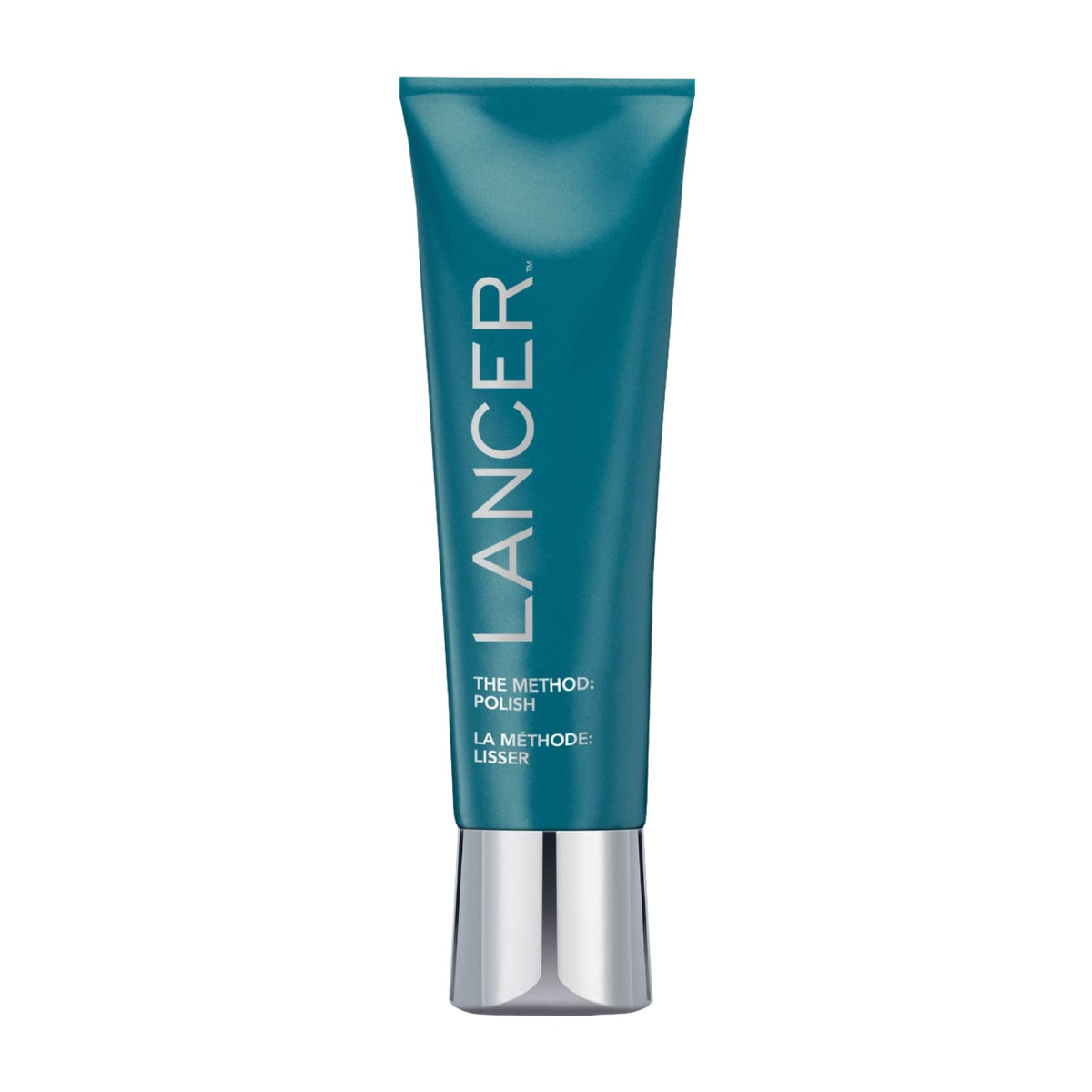 Lancer Polish exfoliator bottle for daily use promoting smooth, radiant skin.