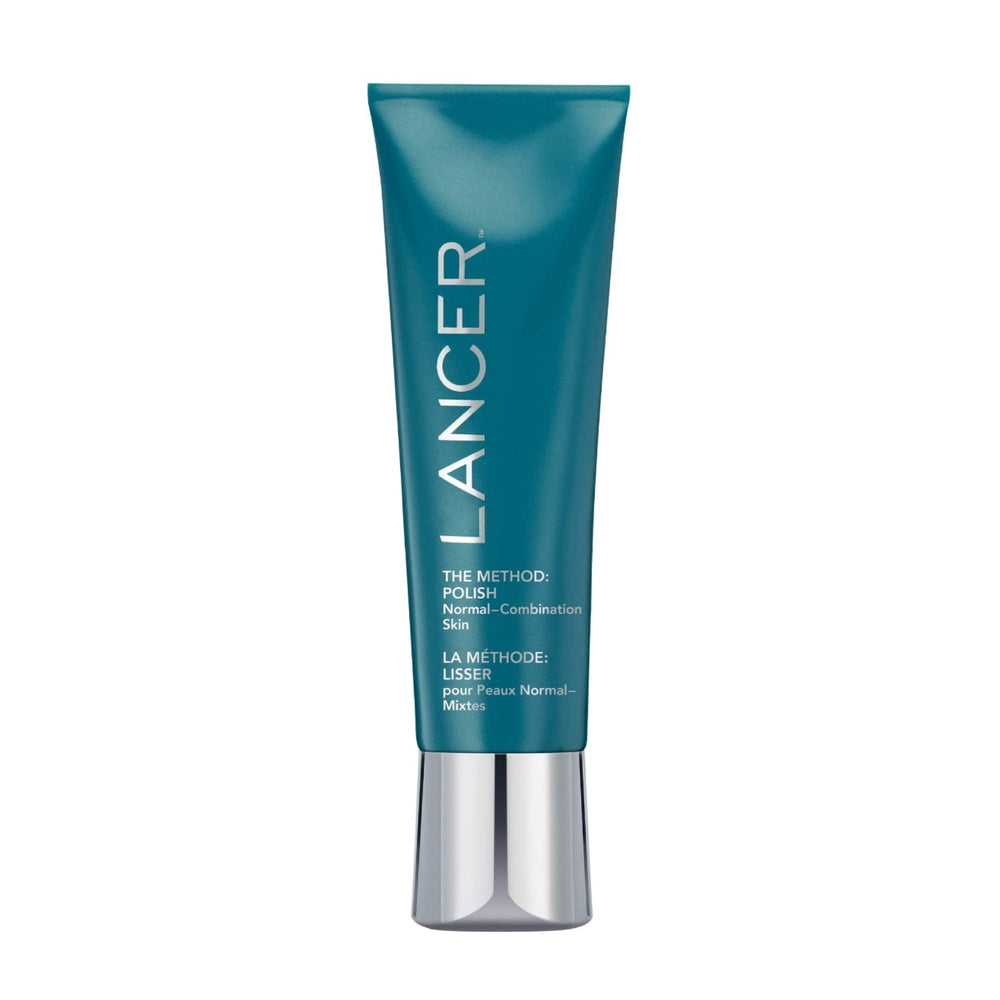 Lancer Skincare The Method Polish bottle close-up for daily resurfacing
