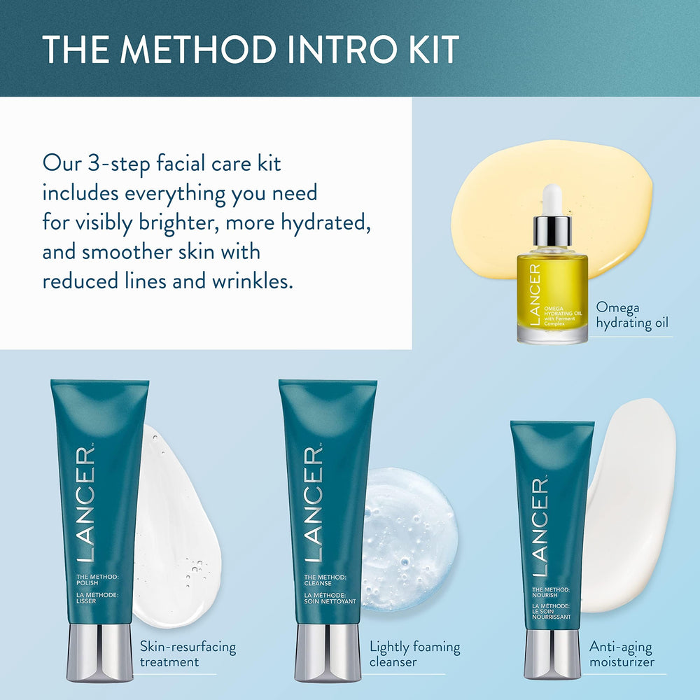 Lancer The Method Cleanse facial cleanser refreshing wash to prep skin for hydration.