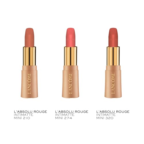Lancôme Absolu Rouge Intimatte mini shade 320 Hush Hush swatch for evening looks.