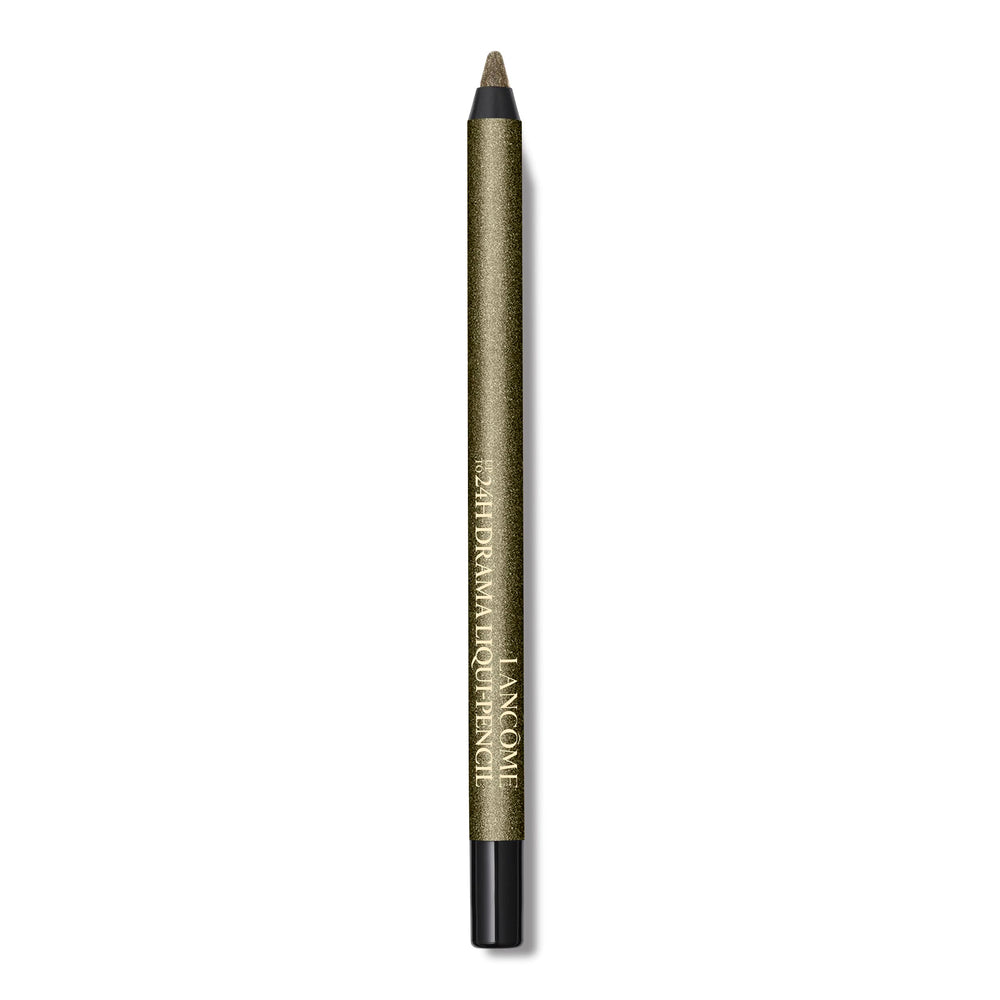 Lancôme Drama Waterproof Eyeliner Pencil swatches show vivid color that lasts through daily wear.