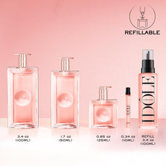 Limited Edition Lancôme Idôle gift-set box presentation.