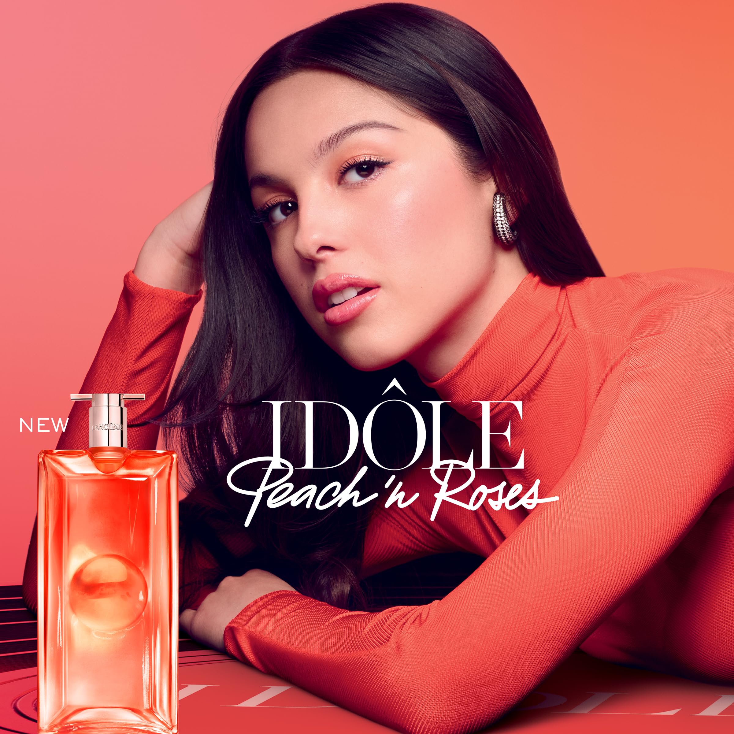 Lancôme Idôle Peach ’N Roses packaging presents premium, gift-ready presentation.