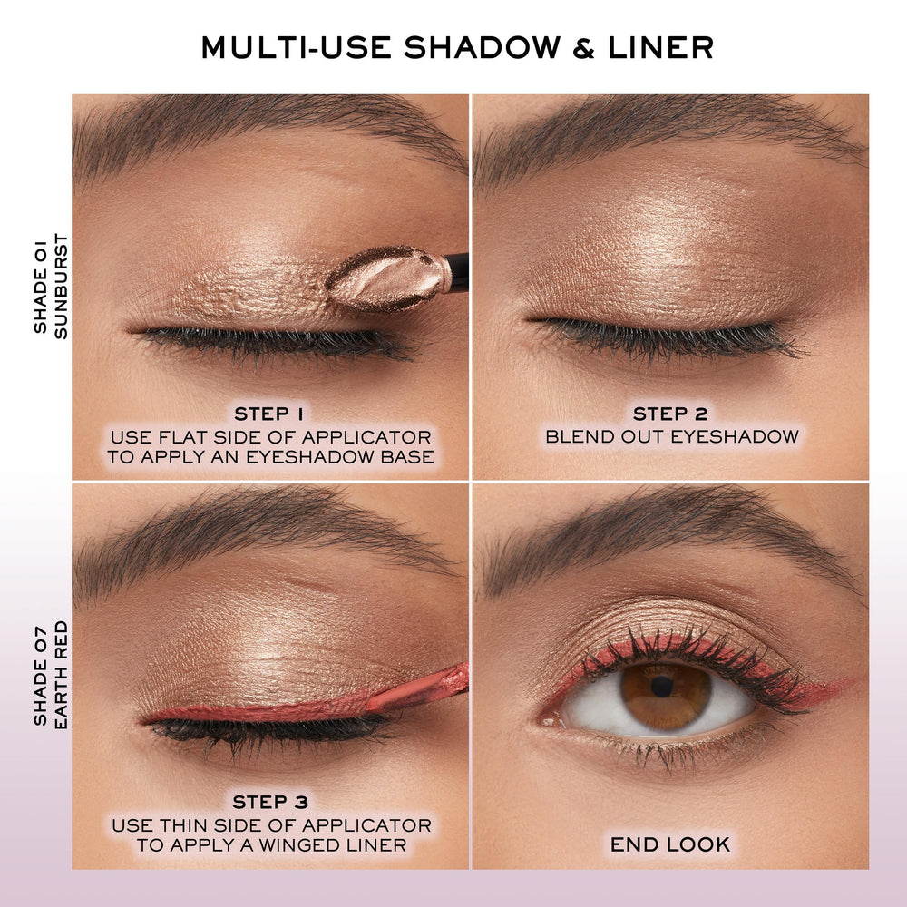 Lancôme Idôle Tint flat-side applicator for easy eyeshadow application