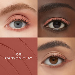 Lancôme Idôle Tint two-sided applicator closeup for precise liner and quick shadows.