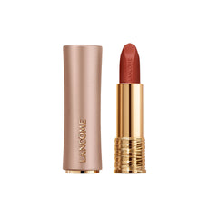 Lancôme Intimatte lipstick close-up on sleek compact design for a luxurious daily look