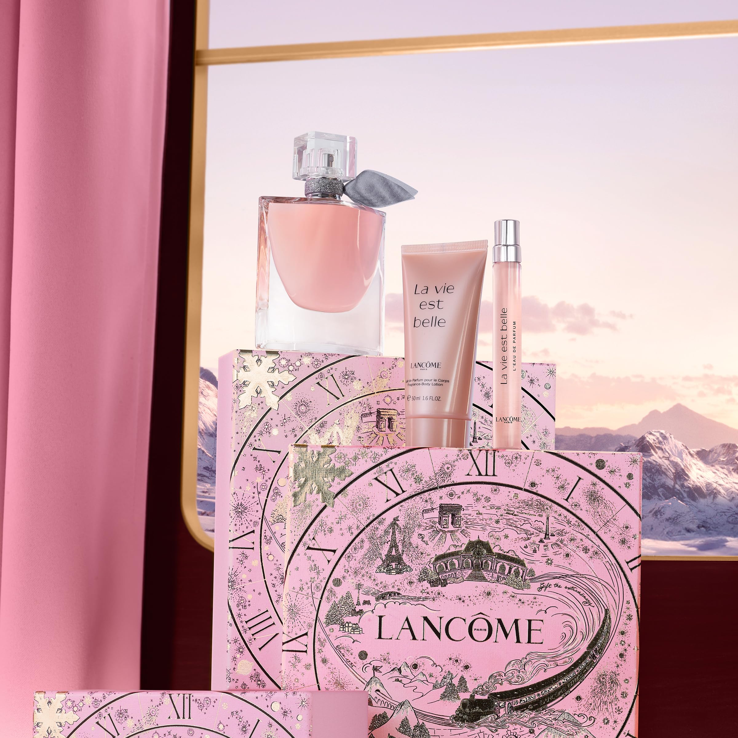 Lancôme La Vie Est Belle body lotion provides lightweight hydration.