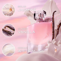 Lancôme La Vie Est Belle Vanille Nude cap highlighting sleek, minimal design.