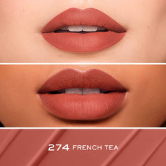 Lancôme Drama Ink swatches show rich pigment and semi-matte finish