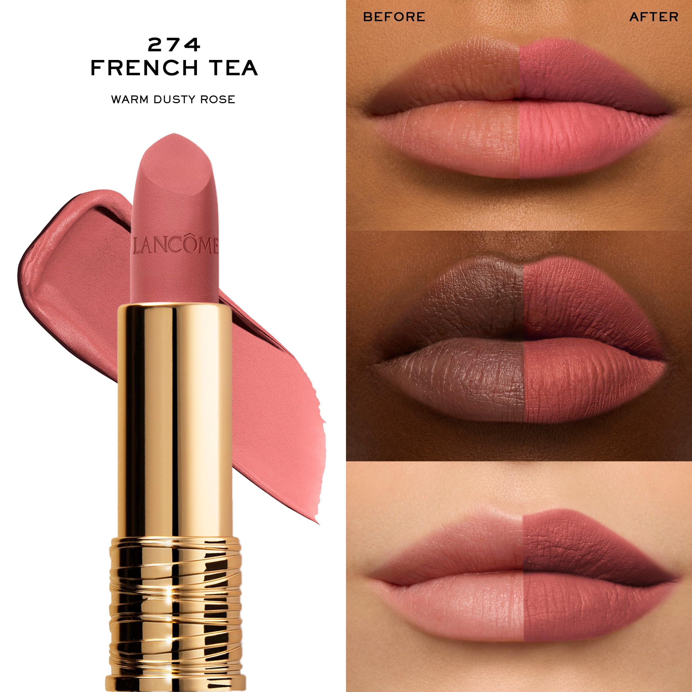 Lancôme L'Absolu Rouge Drama Matte applicator detail ensures controlled application