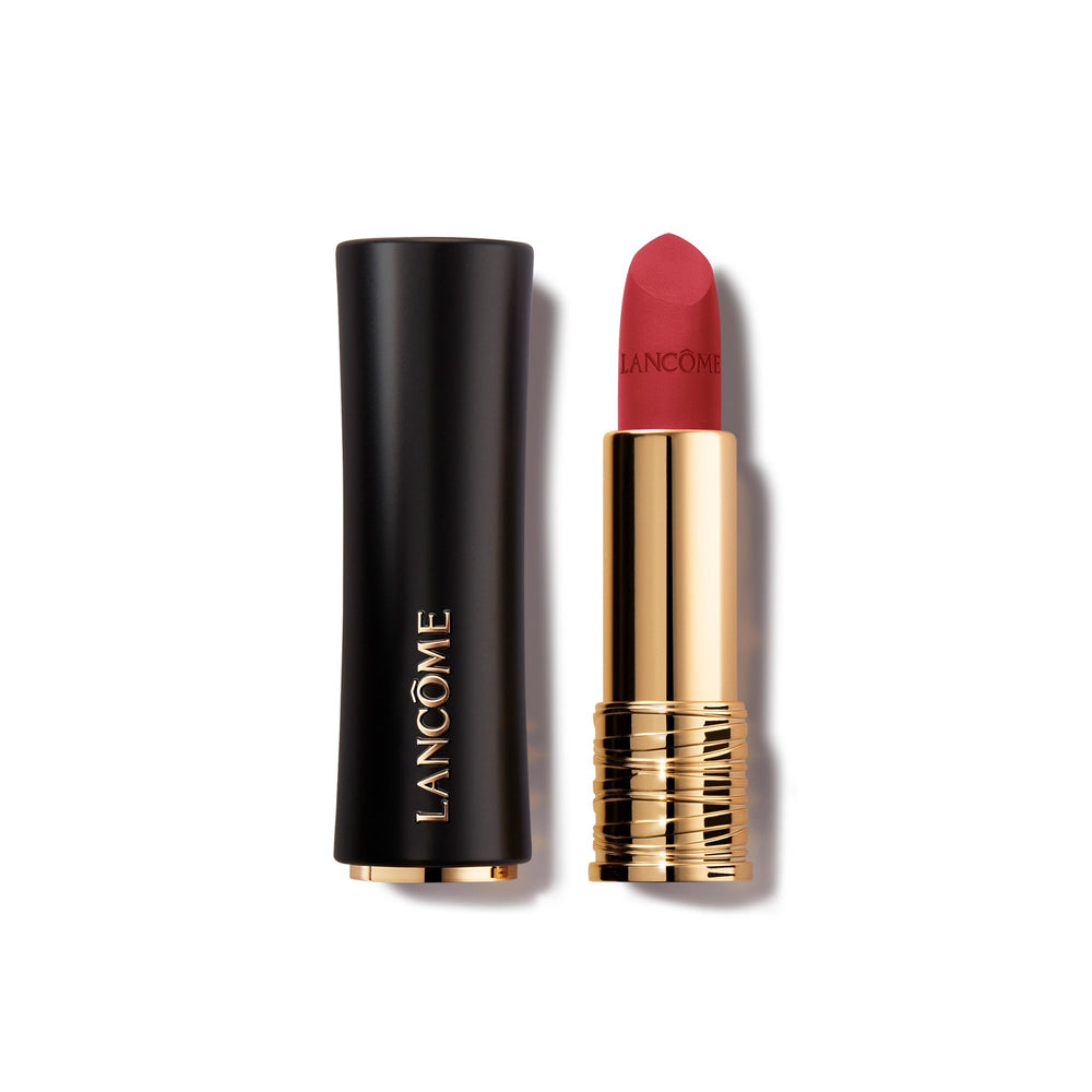 Lancôme L Absolu Rouge Drama Matte bullet close-up for precise lip definition.