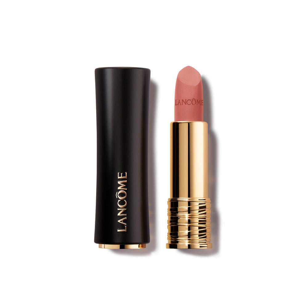 Lancôme L’Absolu Rouge Drama Matte bullet close-up for precise, bold color.