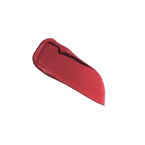 Lancôme L Absolu Rouge Drama Matte skin swatch shows rich matte finish.