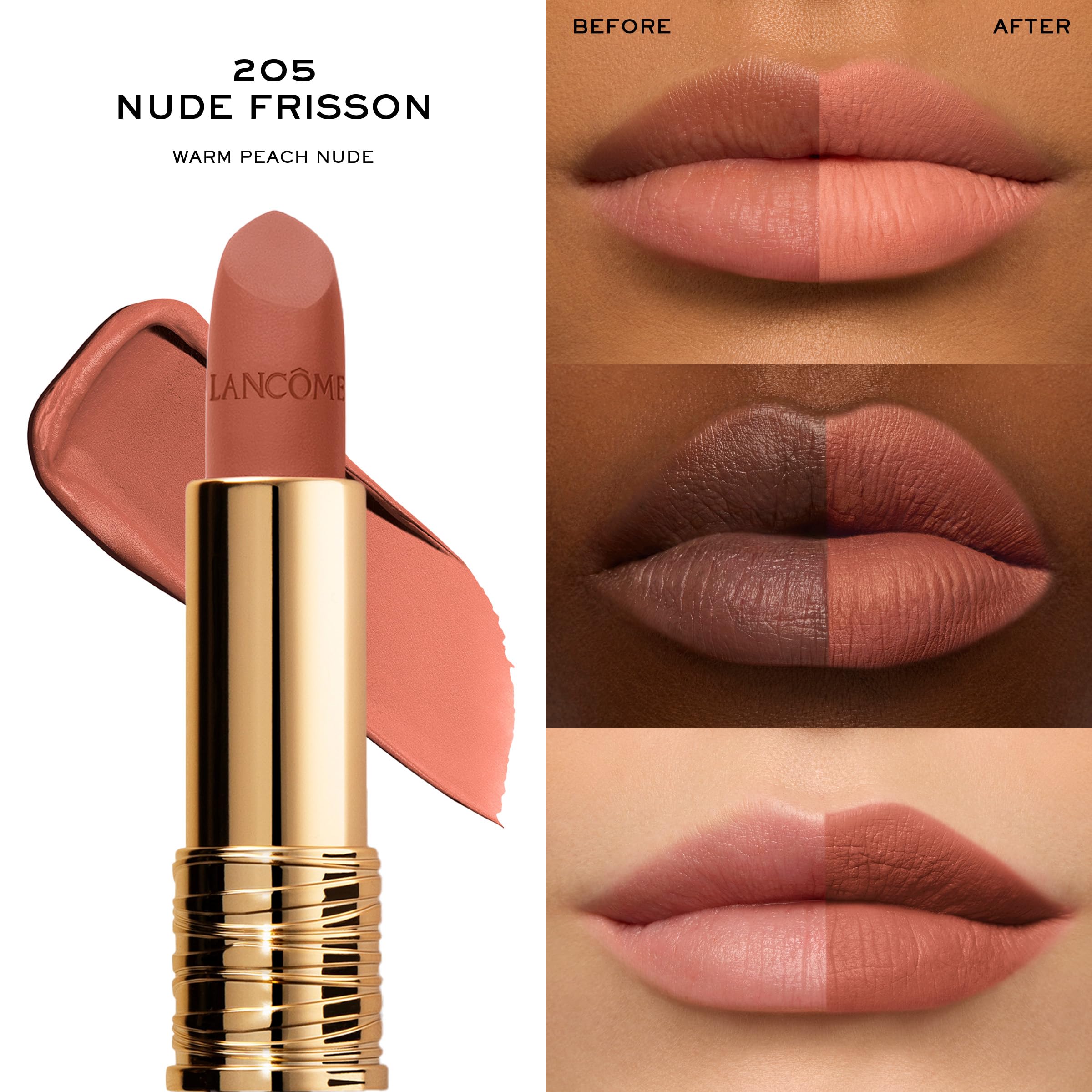 Packaging image conveys premium Lancôme design and easy handling.