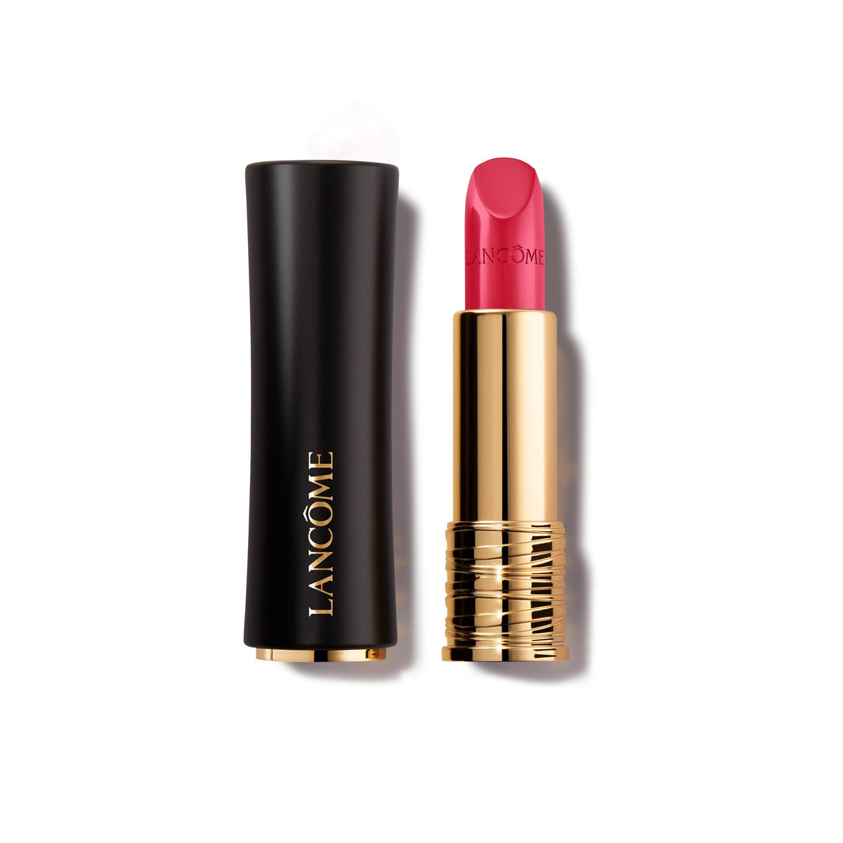 Lancôme L'Absolu Rouge hydration-rose-balm delivers lasting moisture.