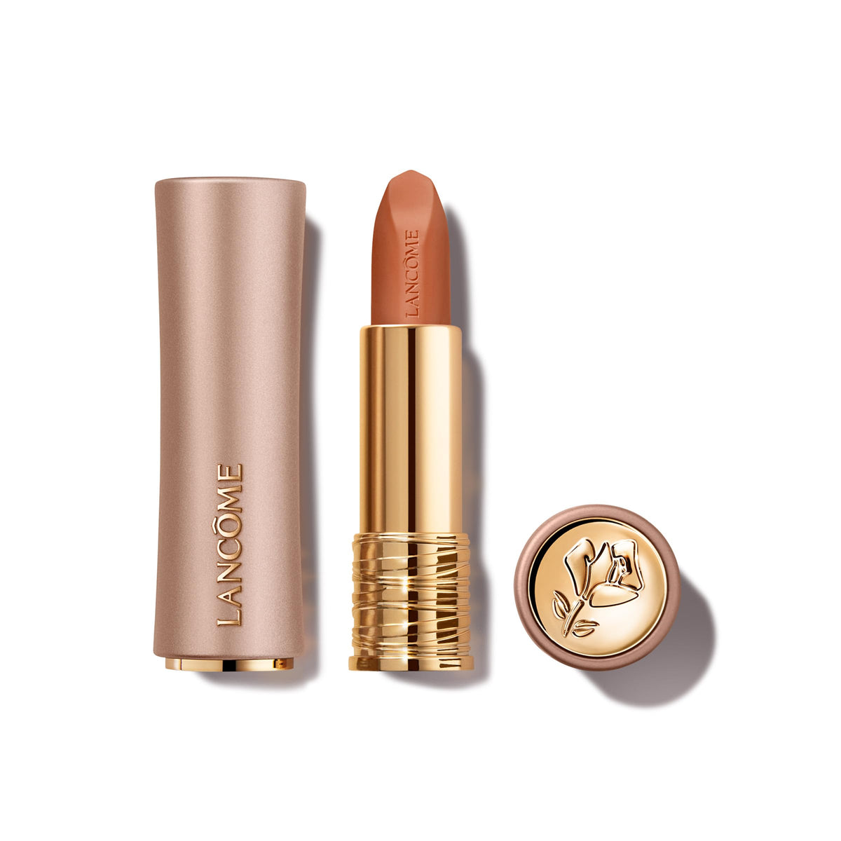 Lancôme L'Absolu Rouge Intimatte petal bullet close-up for precise application