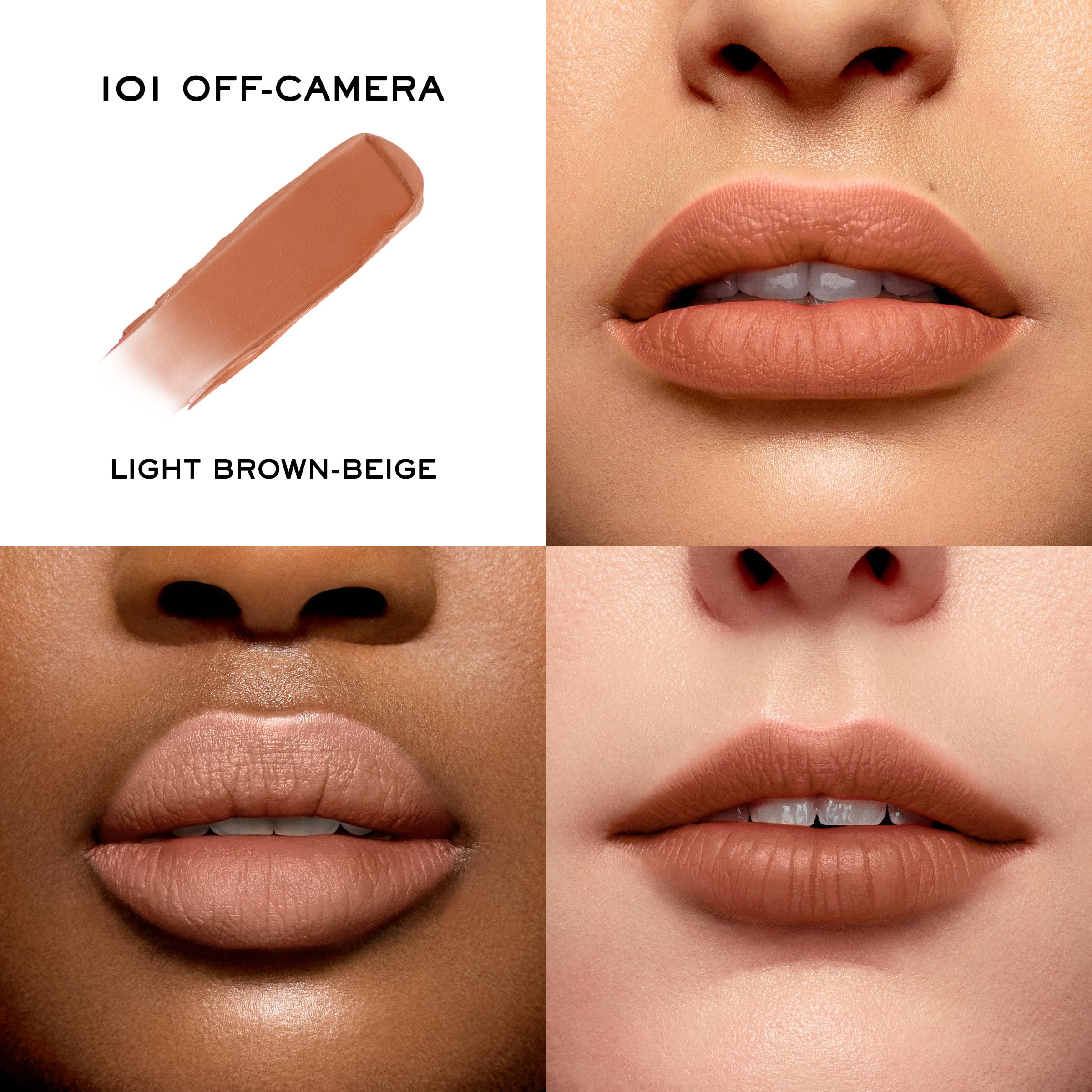 Lancôme L'Absolu Rouge Intimatte soft matte finish on lips for lightweight color