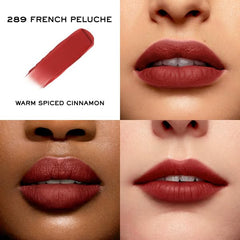 Lancôme Intimatte swatches show buildable color with soft matte finish.